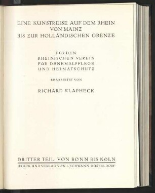 3: Von Bonn bis Köln