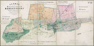 N° VI; Charte von der Dorffeldmark Robertsdorf, Domanial-Amts Mecklenburg-Redentin