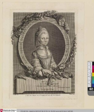 Marie Therese Villetle F. La Ruette de la comedie italienne [vom Theater Comédie-Italienne]