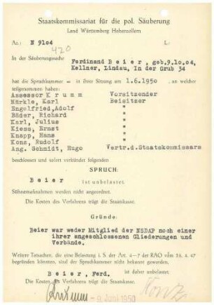Beier, Ferdinand