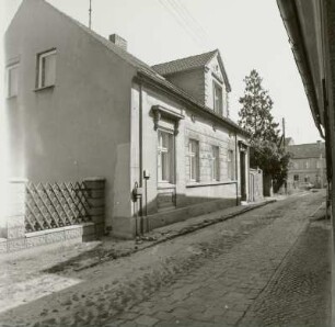 Wohnhaus : Beeskow (Landkreis Oder-Spree), Klosterstraße 17. Wohnhaus. Straßenansicht