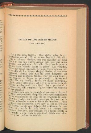El día de los Reyes Magos : (Del natural)