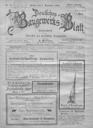 51. Jahrgang, Nr. 34.