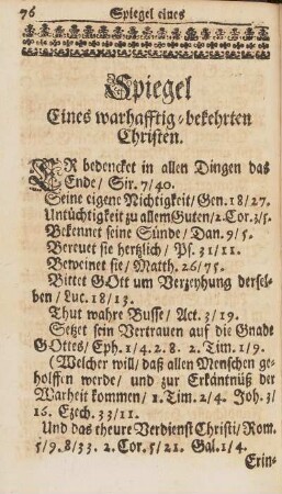 Spiegel eines wahrhafftig-bekehrten Christen