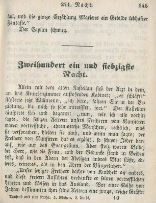 Zweihundert ein und siebzigste Nacht