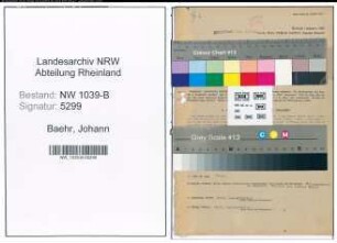 Entnazifizierung Johann Baehr , geb. 21.09.1897 (Arbeiter)
