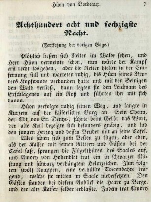 Achthundert acht und sechzigste Nacht