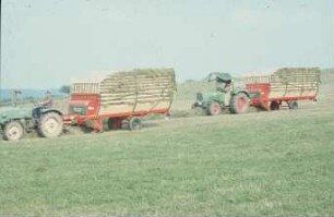 Fotografie: Erntetechnik, Heuernte, Ladewagen