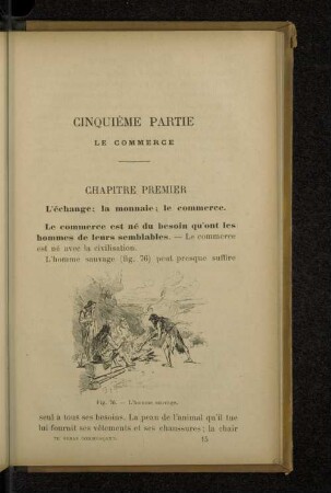 CINQUIÈME PARTIE LE COMMERCE CHAPITRE PREMIER