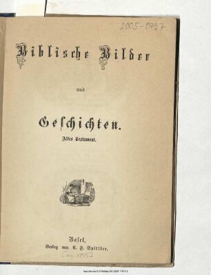 Biblische Bilder und Geschichten : altes Testament