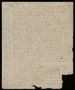 Nr. 122: Brief von Karl Otfried Müller an seine Eltern, Göttingen, 7.1.1838