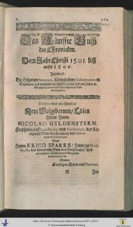 Das Fünffte Buch.