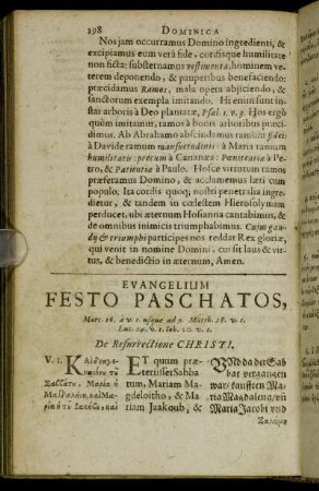 Evangelium Festo Paschatos.
