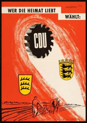 CDU - Christlich Demokratische Union, Landtagswahl 1960