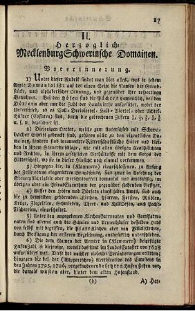 II. Herzoglich-MecklenburgSchwerinsche Domainen