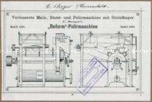 Malz-Bürst- und Poliermaschine