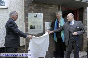 Enthüllung der Gedenktafel für Martin Luther King