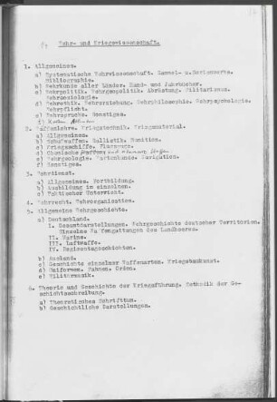Wehr- und Kriegswissenschaft