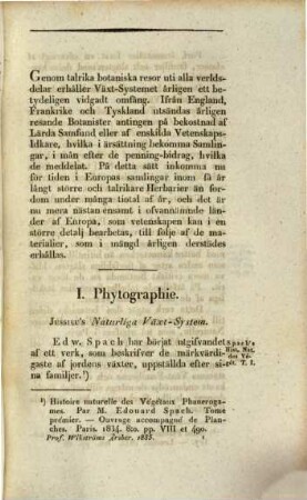 Års-Berättelse om botaniska arbeten och upptäckter : för år .... 1834 (1835)