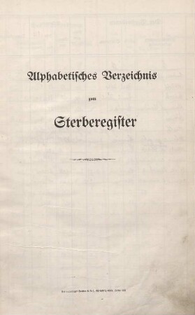 Jahrestabellen 1932 Sterbefälle Wald (aus Sterberegister 1932)