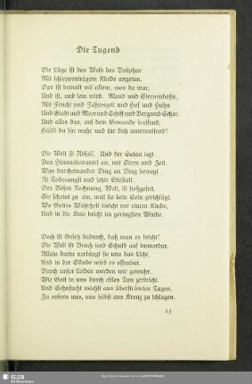 Die Tugend