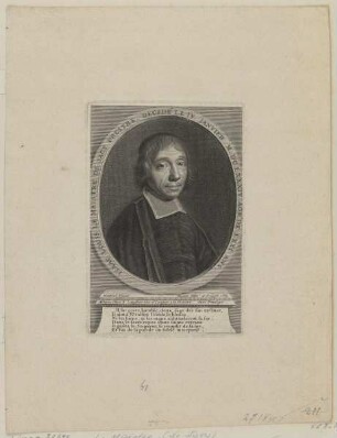 Bildnis des Isaac Louis le Maistre