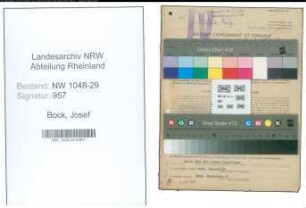 Entnazifizierung Josef Bock , geb. 23.03.1888 (Beamter)