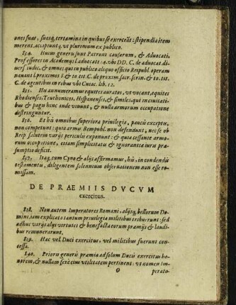De Praemiis Ducum exercitus