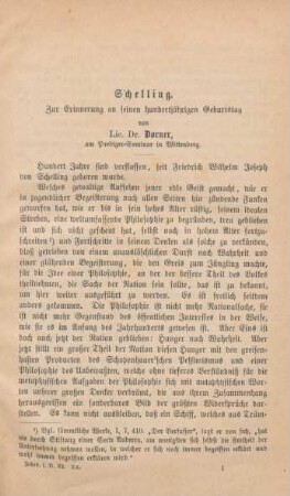 1-82 Schelling : zur Erinnerung an seinen hundertjährigen Geburtstag