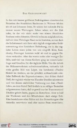 Das Gleichgewicht