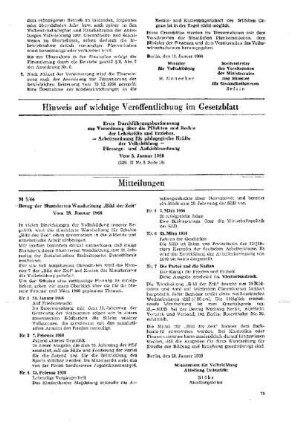 Bezug der illustrierten Wandzeitung "Bild der Zeit" : 5/66 vom 28. Januar 1966 ; [Mitteilungen]
