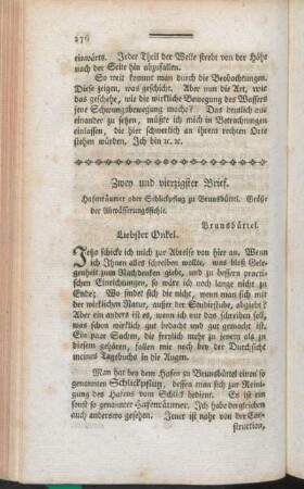 Zwey und vierzigster Brief.