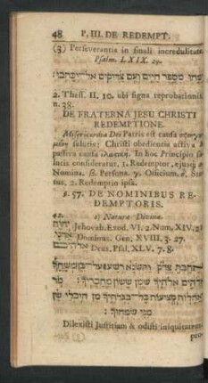 De Fraterna Jesu Christi Redemptione.
