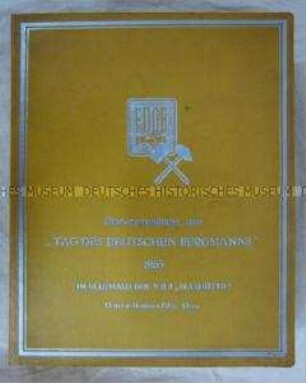 Fotodokumentation des FDGB zum Tag des Deutschen Bergmannes im Kulturhaus des VEB "Maxhütte" in Unterwellenborn
