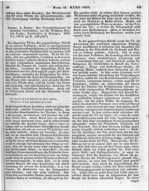 Puchta, W. H.: Das Prozeßleitungsamt des deutschen Civilrichters. Giessen: Ferber 1836