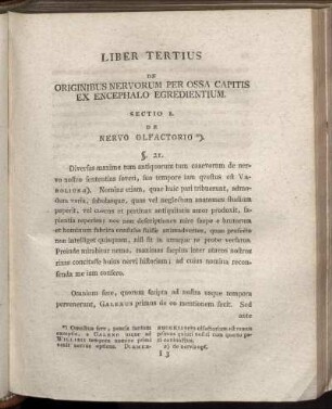 Liber Tertius De Originibus Nervorum Per Ossa Capitis Ex Encephalo Egredientium.