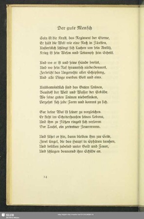 Der gute Mensch