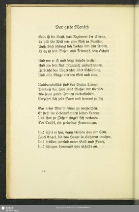 Der gute Mensch