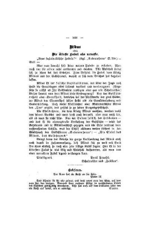 Midas oder Die älteste Fabel als neueste