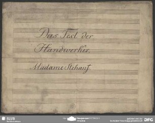 Das Fest der Handwerker - Mus.5095-F-500a