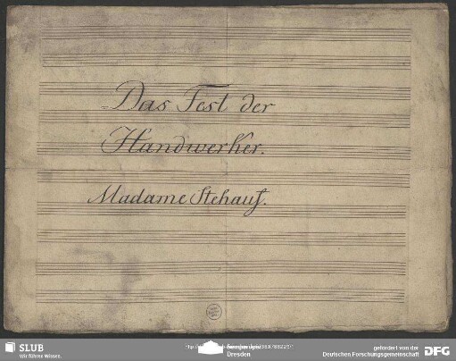 Das Fest der Handwerker - Mus.5095-F-500a