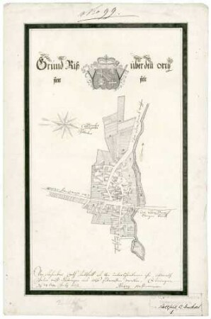 Grund-Riß über den Orth Stettfelt