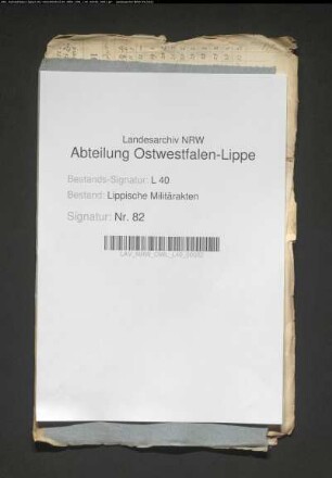 Einsatz der lipp. Kreiskompanien