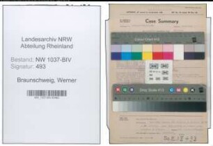 Entnazifizierung Werner Braunschweig , geb. 21.03.1916 (Lehrer)