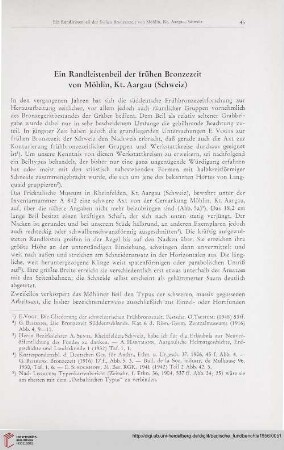 Ein Randleistenbeil der frühen Bronzezeit von Möhlin, Kt. Aargau (Schweiz)