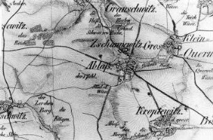 Sornzig-Ablaß-Ablaß. Oberreit, Sect. Oschatz, 1839/40
