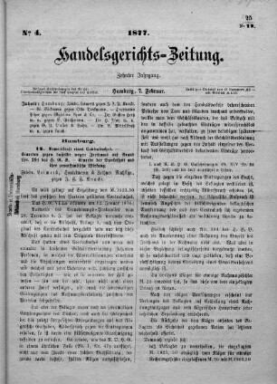 No. 4. 7. Februar 1877