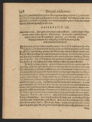 [Observatio LXI.-LXX.]