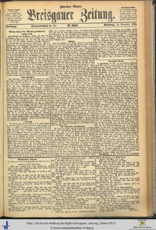 18.11.1894 (Zweites Blatt)
