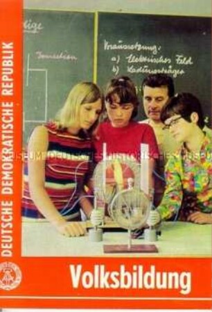 Propagandaschrift über die Volksbildung in der DDR